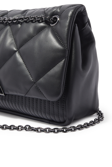 Matelassé Nappa Leather Shoulder Bag